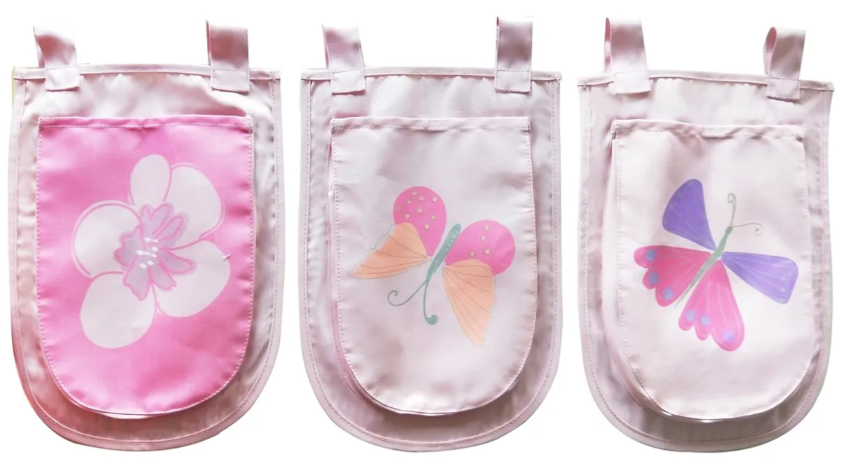 Vipack 3 opbergzakjes Birdy Pino/Scott wit
