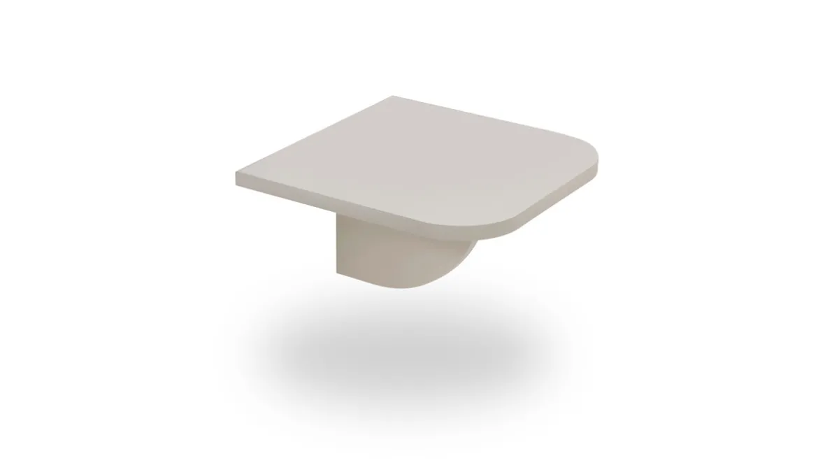 Clearance B Bright Aanhangtafel Onyx kiezelgrijs