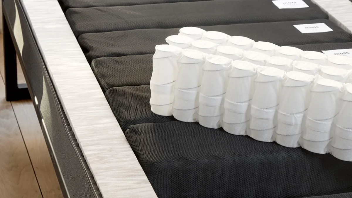 Sale Matt Sleeps Aanpasbaar Hybrid Pro matras antraciet