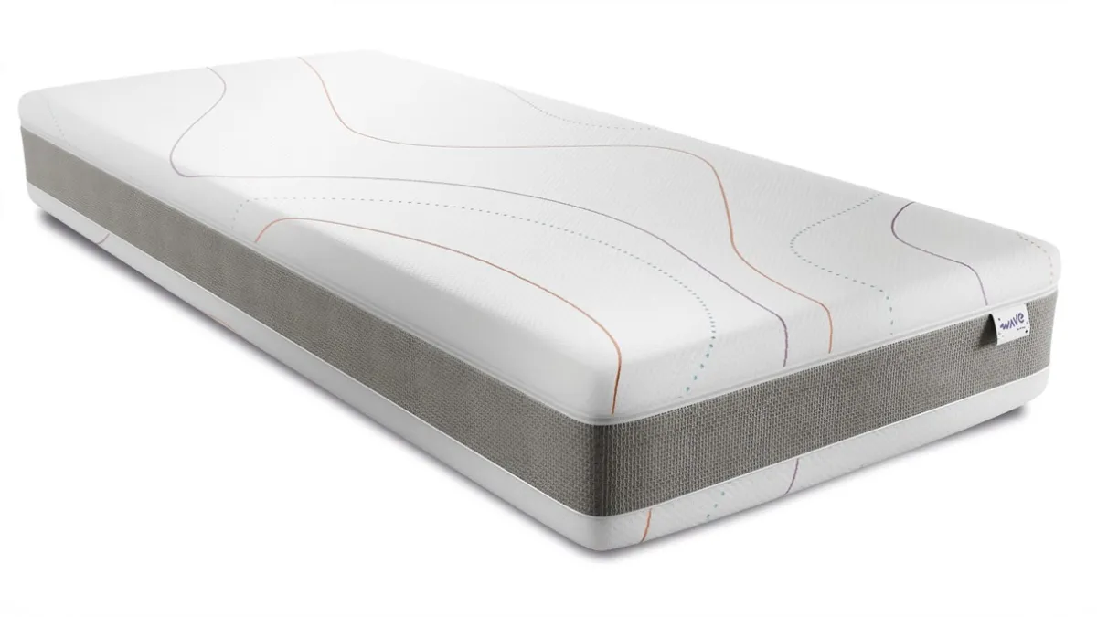 Online Wave by M line Aanpasbaar Wave Cool by M line matras antraciet