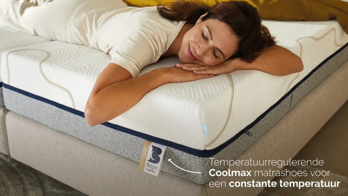 Sale B Bright Gold Coolmax 200, 300 en 400 matras antraciet