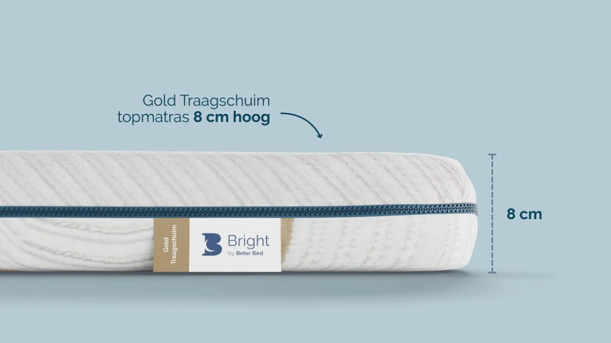 Hot B Bright Gold topper Traagschuim