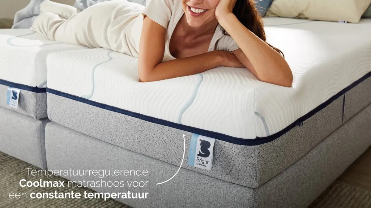 B Bright Platinum 100, 200 en 300 matras antraciet