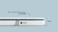 Outlet B Bright Silver topper Hypersoft