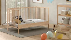 Online Vipack Babyledikant Dino 70x140 met verzorgingstafel naturel