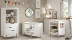 Clearance Vipack Babyledikant Smile met verzorgingstafel wit