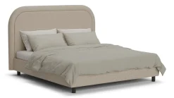 Hot B Bright Bed Amber - Linen touch beige