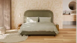 Hot B Bright Bed Amber - Velvet glow dark green