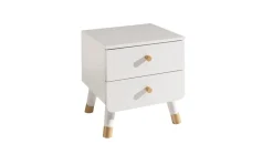 Discount Vipack Bed Billy met nachtkast wit