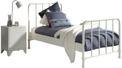 Sale Vipack Bed Bronxx met nachtkast white