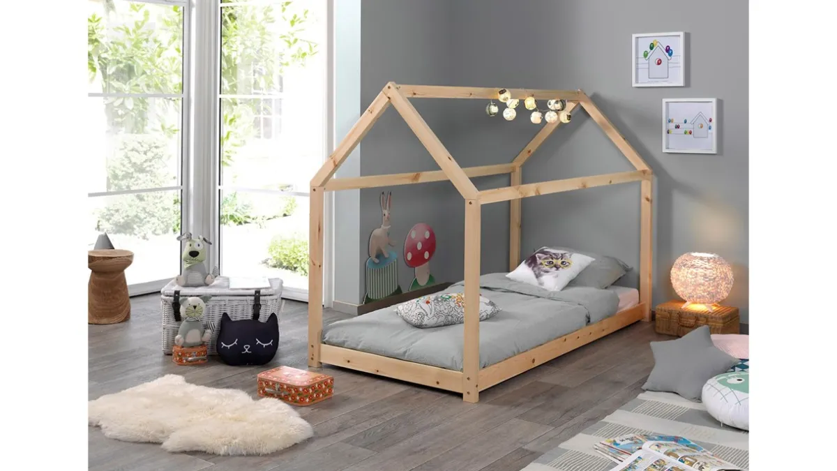 New Vipack Bed Cabane naturel