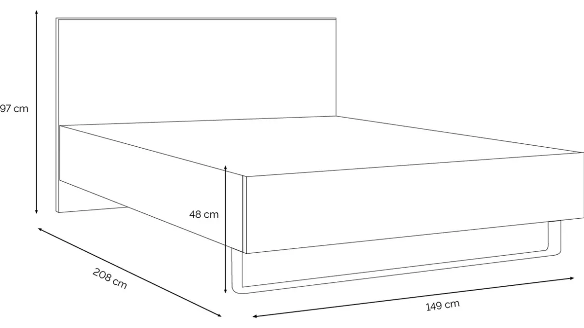 Discount B Bright Bed Craft met lattenbodems Bossflex 400 en Maxi Plus Pure matrassen eiken