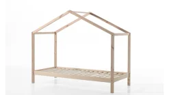 Vipack Bed Dallas als huis met slaaplade naturel