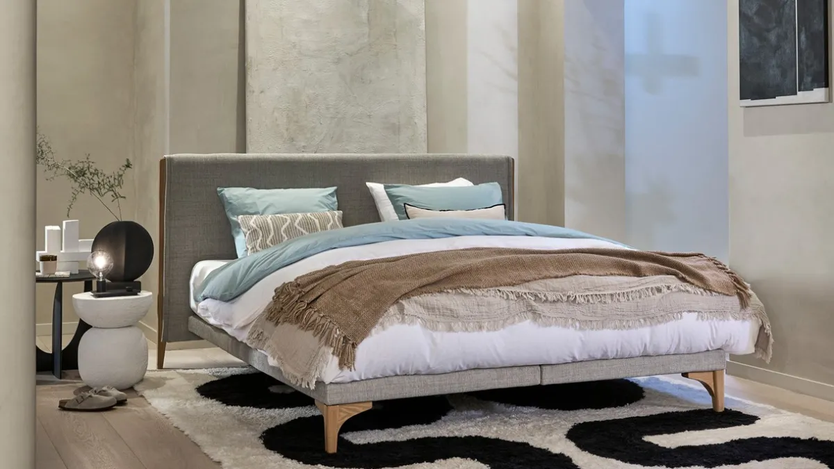 Clearance M line Bed Element Mind met Cool Motion 6 matrassen natural