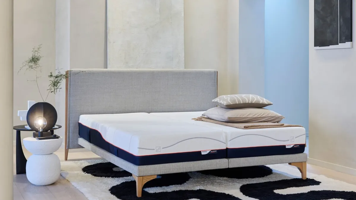 Clearance M line Bed Element Mind met Cool Motion 6 matrassen natural