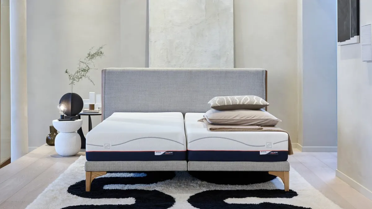 Clearance M line Bed Element Mind met Cool Motion 6 matrassen natural