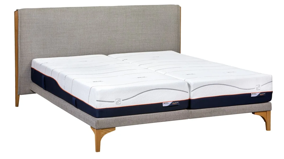 Clearance M line Bed Element Mind met Cool Motion 6 matrassen natural