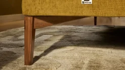 Hot M line Bed Element Vivid met gestoffeerde matrassen en Cool Motion topper curry