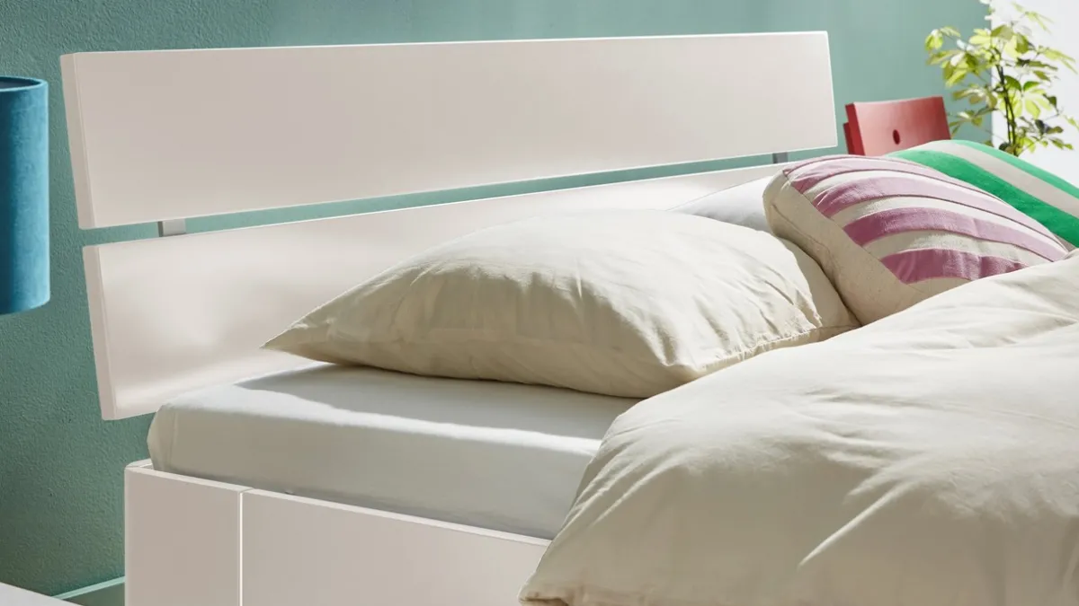 Sale B Bright Bed Fresh met hoofdbord wit