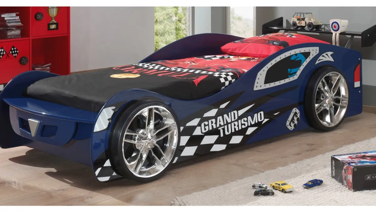Outlet Vipack Bed Grand Turismo blauw