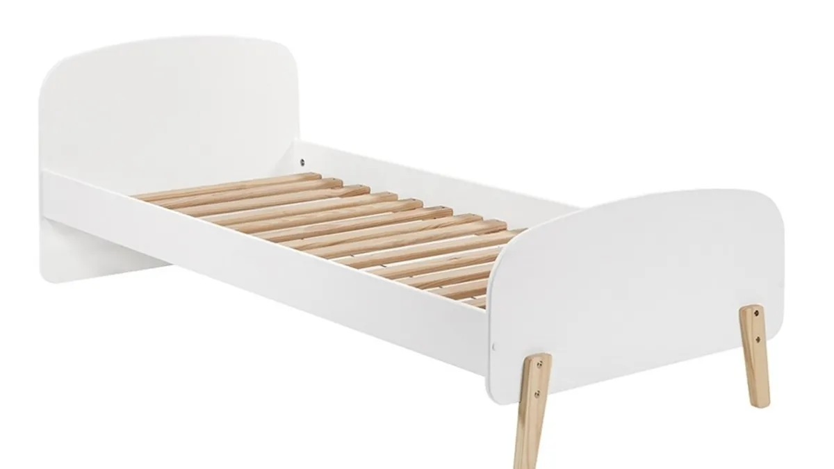 New Vipack Bed Kiddy inclusief nachtkast en uitvalbeveiliging wit