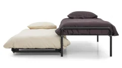 Discount Maxi Bed met onderschuifbed Doppia zwart
