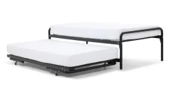 Discount Maxi Bed met onderschuifbed Doppia zwart