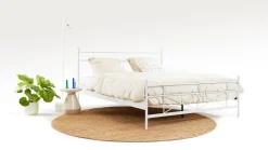 Clearance Maxi Bed Milano 2-persoons wit