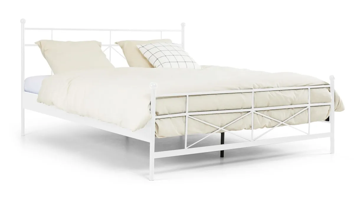 Clearance Maxi Bed Milano 2-persoons wit