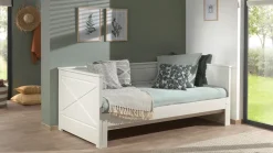 Best Vipack Bed paneel uitschuifbaar Pino wit