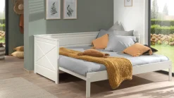 Best Vipack Bed paneel uitschuifbaar Pino wit