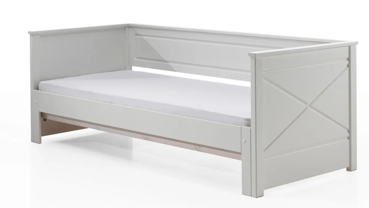 Best Vipack Bed paneel uitschuifbaar Pino wit