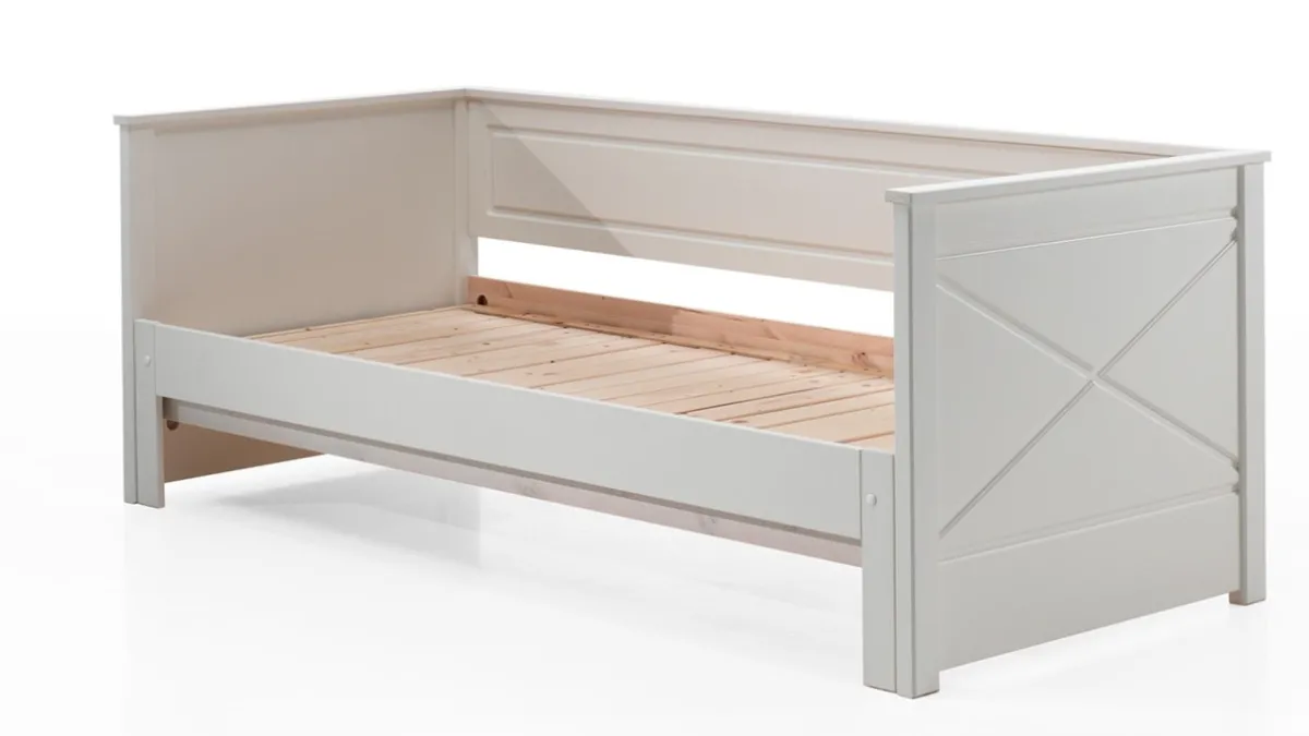 Best Vipack Bed paneel uitschuifbaar Pino wit