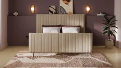 Sale B Bright Bed Ruby - Linen touch beige