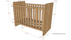Sale Vipack Bed Sam eik