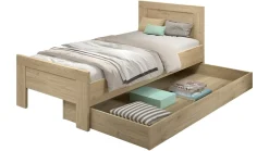 Hot Vipack Bed Sam met slaaplade eik