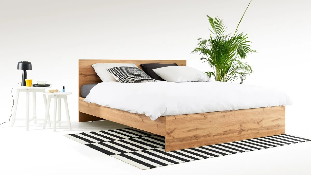 Outlet Maxi Bed Tim eiken