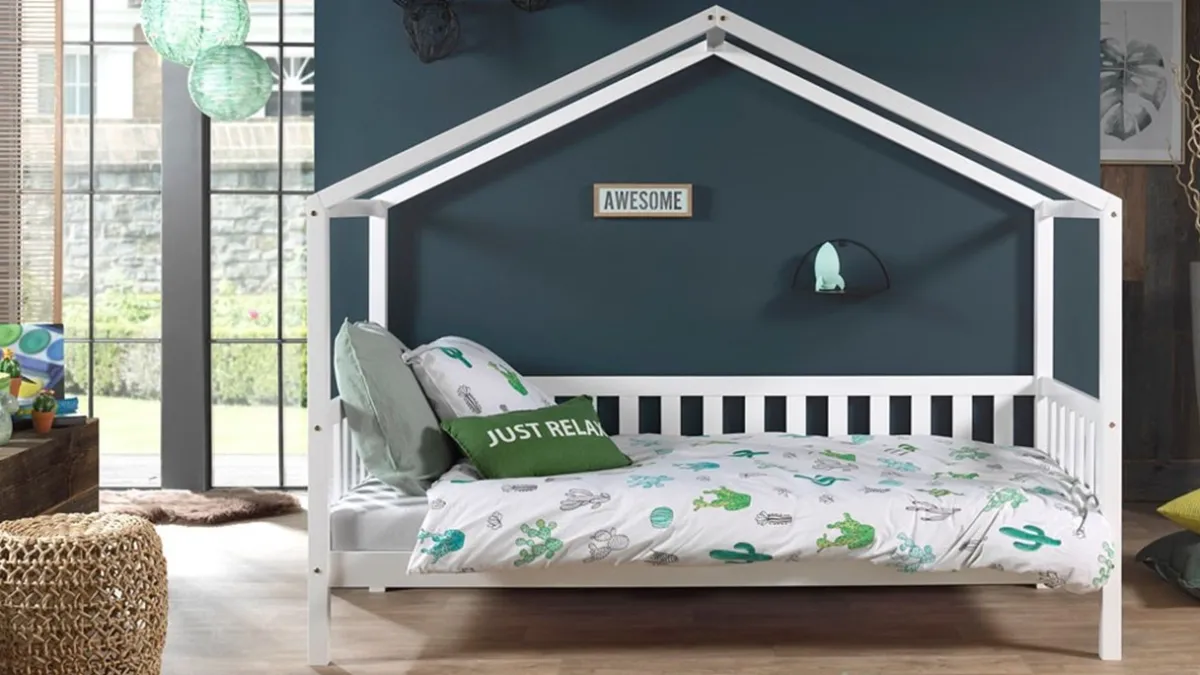 Discount Vipack Bedbank Dallas als huis wit