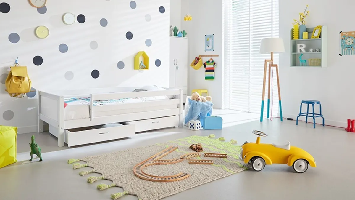 Clearance Flexworld Bedbank Jip met uitvalbeveiliging wit