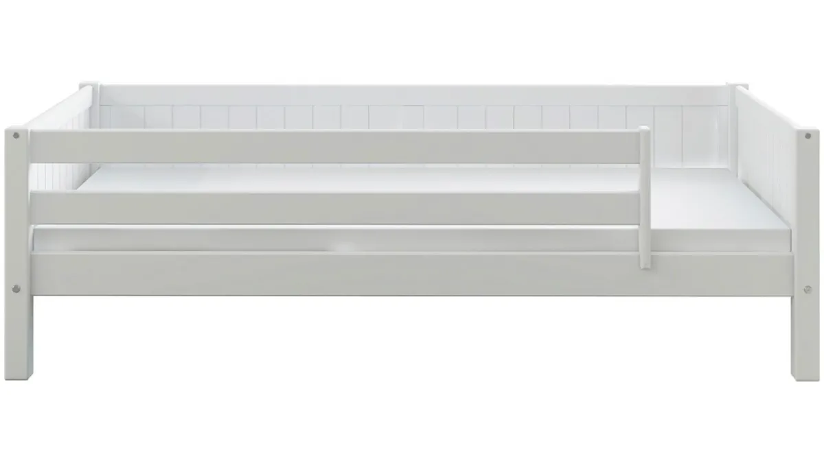 Clearance Flexworld Bedbank Puck met paneel en uitvalbeveiliging wit