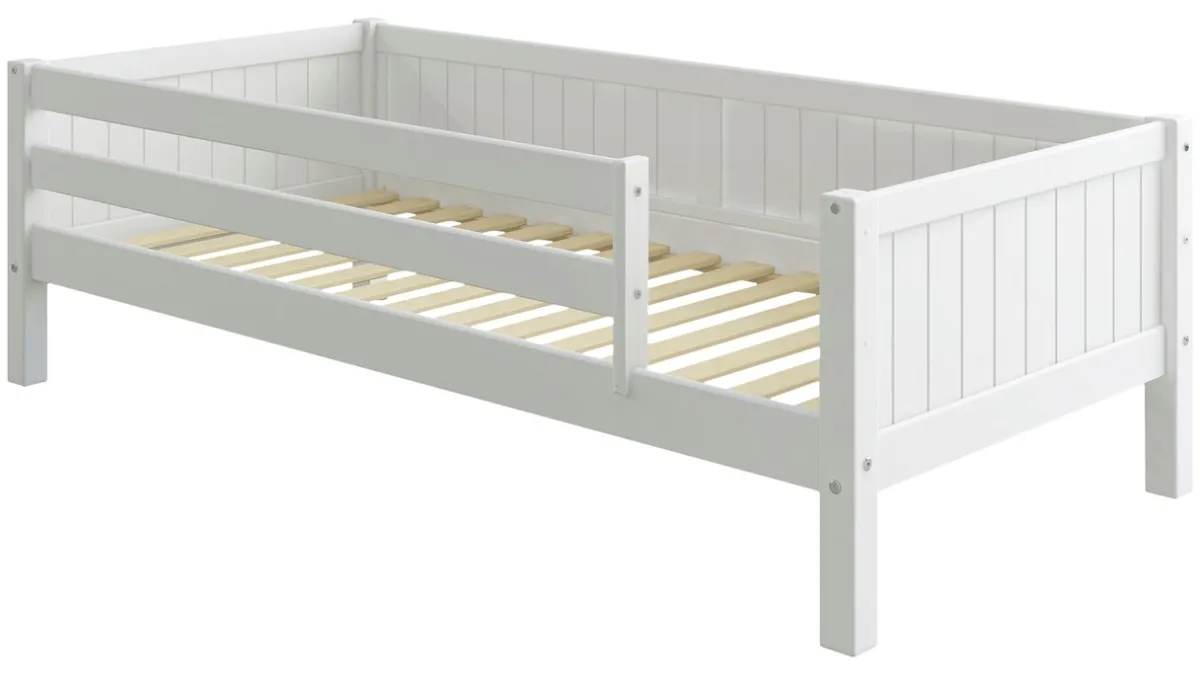 Clearance Flexworld Bedbank Puck met paneel en uitvalbeveiliging wit