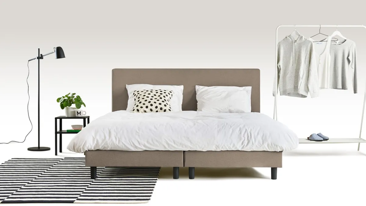 New Maxi Box Ambra met Easy Pocket 300 matras taupe