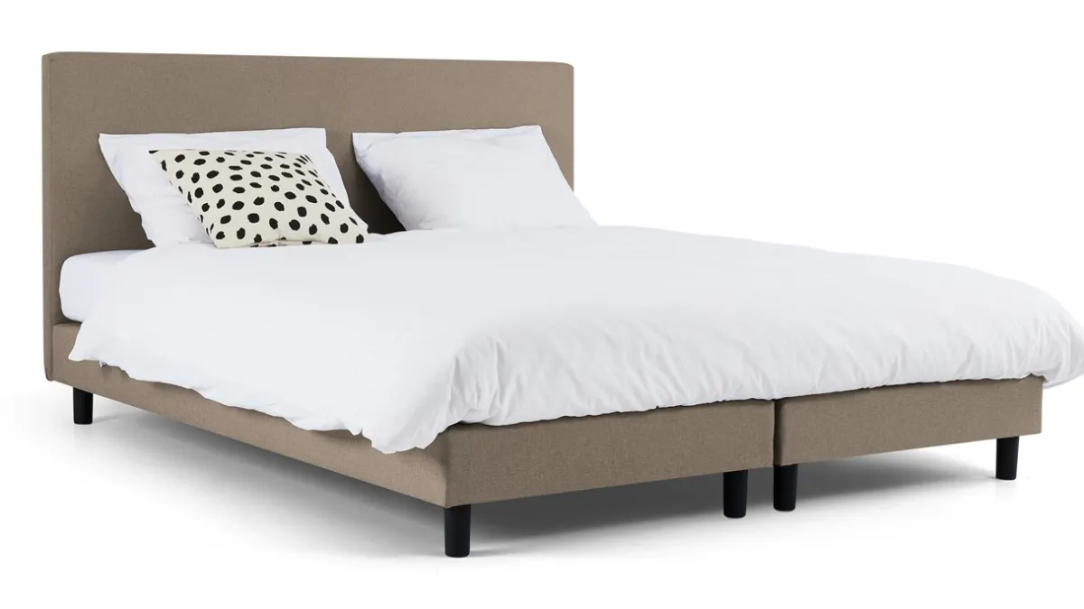 New Maxi Box Ambra met Easy Pocket 300 matras taupe
