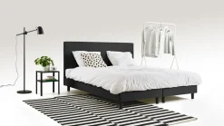 Sale Maxi Box Ambra met Silver Pocket Deluxe Foam matras dark grey