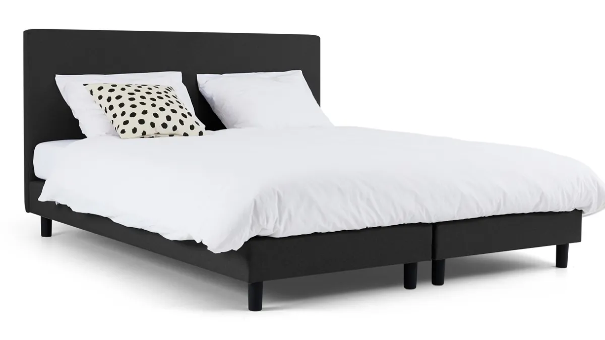 Sale Maxi Box Ambra met Silver Pocket Deluxe Foam matras dark grey