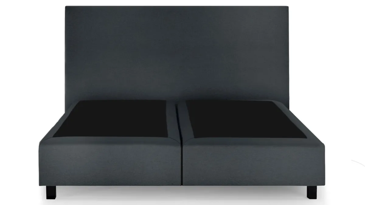 Best Karlsson Boxspring Autentik Tunn zonder matras anthracite