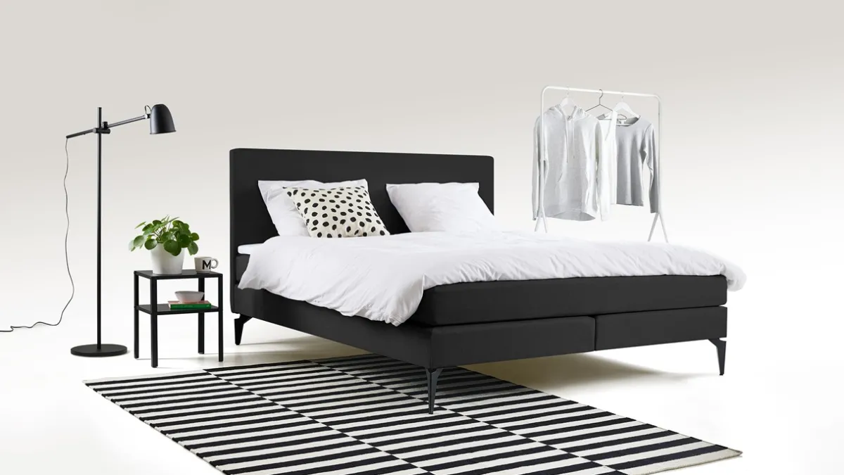 Discount Maxi Boxspring Cisano dark grey