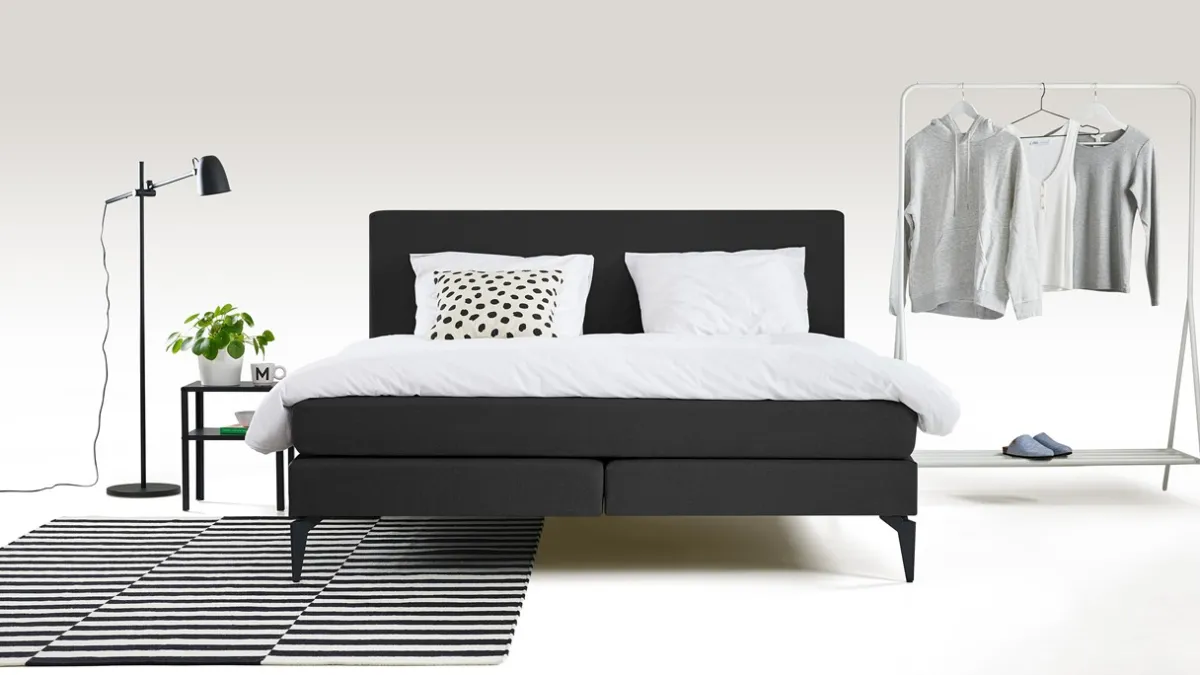 Discount Maxi Boxspring Cisano dark grey