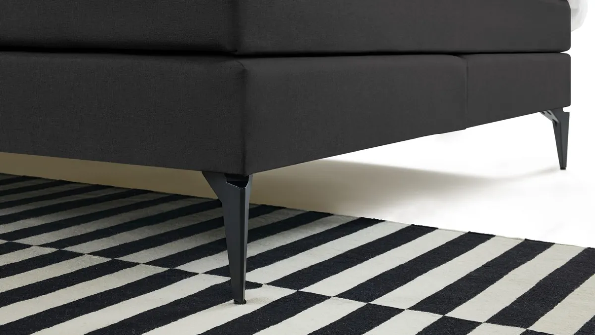 Discount Maxi Boxspring Cisano dark grey