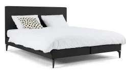 Best Maxi Boxspring Cisano met Silver Pocket Deluxe Foam matras dark grey